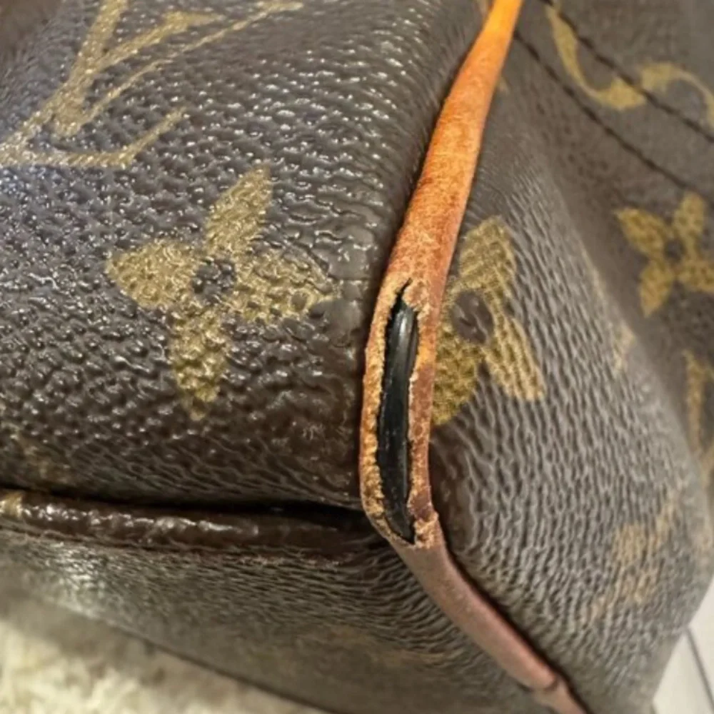 Louis Vuitton Monogram Satchel with Gold Accents - Picture 13 of 13